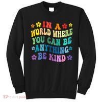 Be Kind Love Kindness Autism Mental Health Awareness Sweatshirt thumb 0