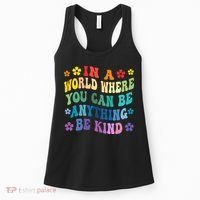 Be Kind Love Kindness Autism Mental Health Awareness Women's Tank Top thumb 0