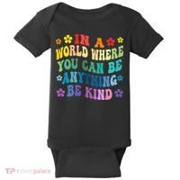 Be Kind Love Kindness Autism Mental Health Awareness Baby Bodysuit thumb 0