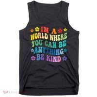 Be Kind Love Kindness Autism Mental Health Awareness Tank Top thumb 0