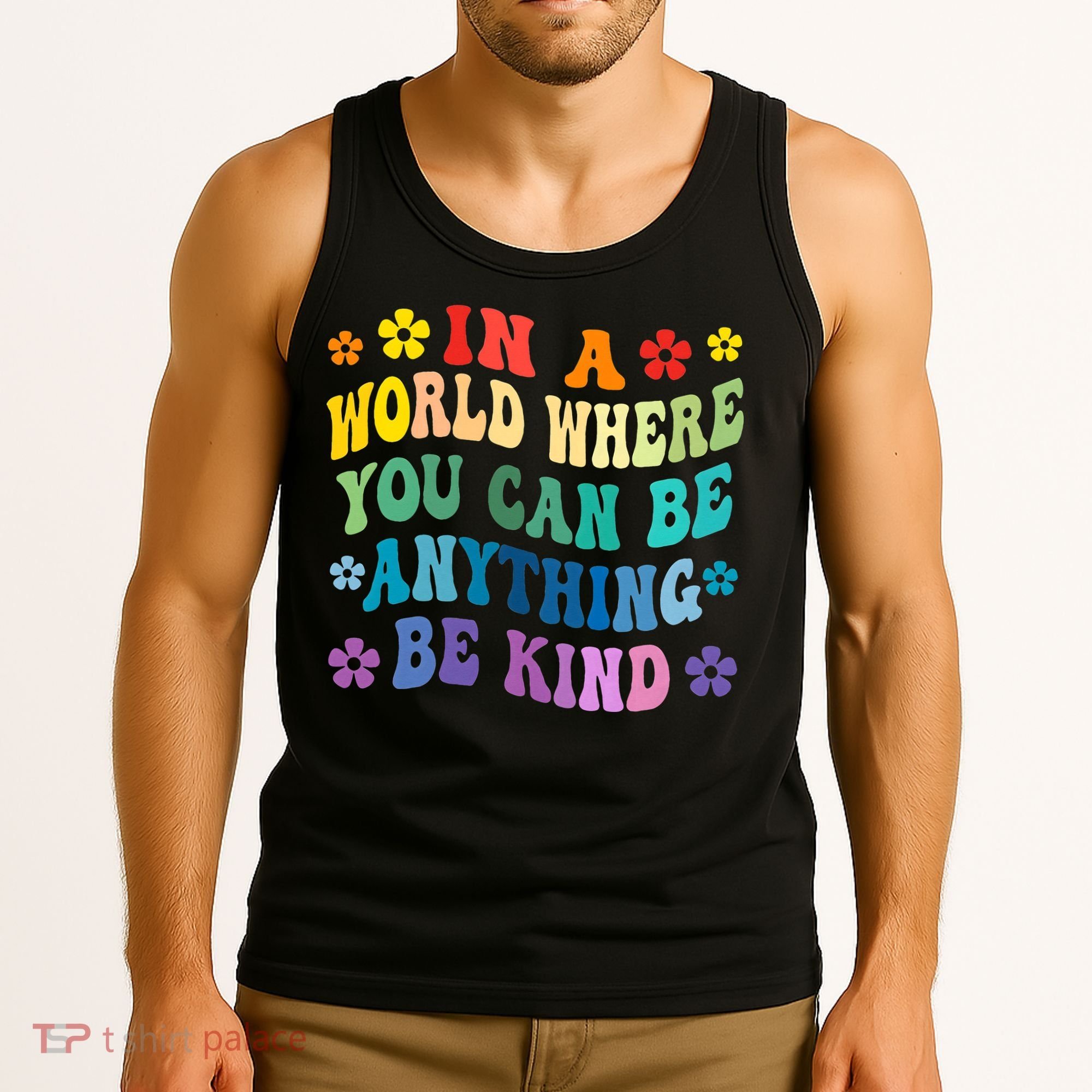 Be Kind Love Kindness Autism Mental Health Awareness Tank Top