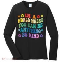 Be Kind Love Kindness Autism Mental Health Awareness Women's Long Sleeve Shirt thumb 0