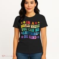 Be Kind Love Kindness Autism Mental Health Awareness Women's T-Shirt thumb 4