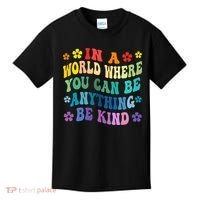 Be Kind Love Kindness Autism Mental Health Awareness Kids T-Shirt thumb 0