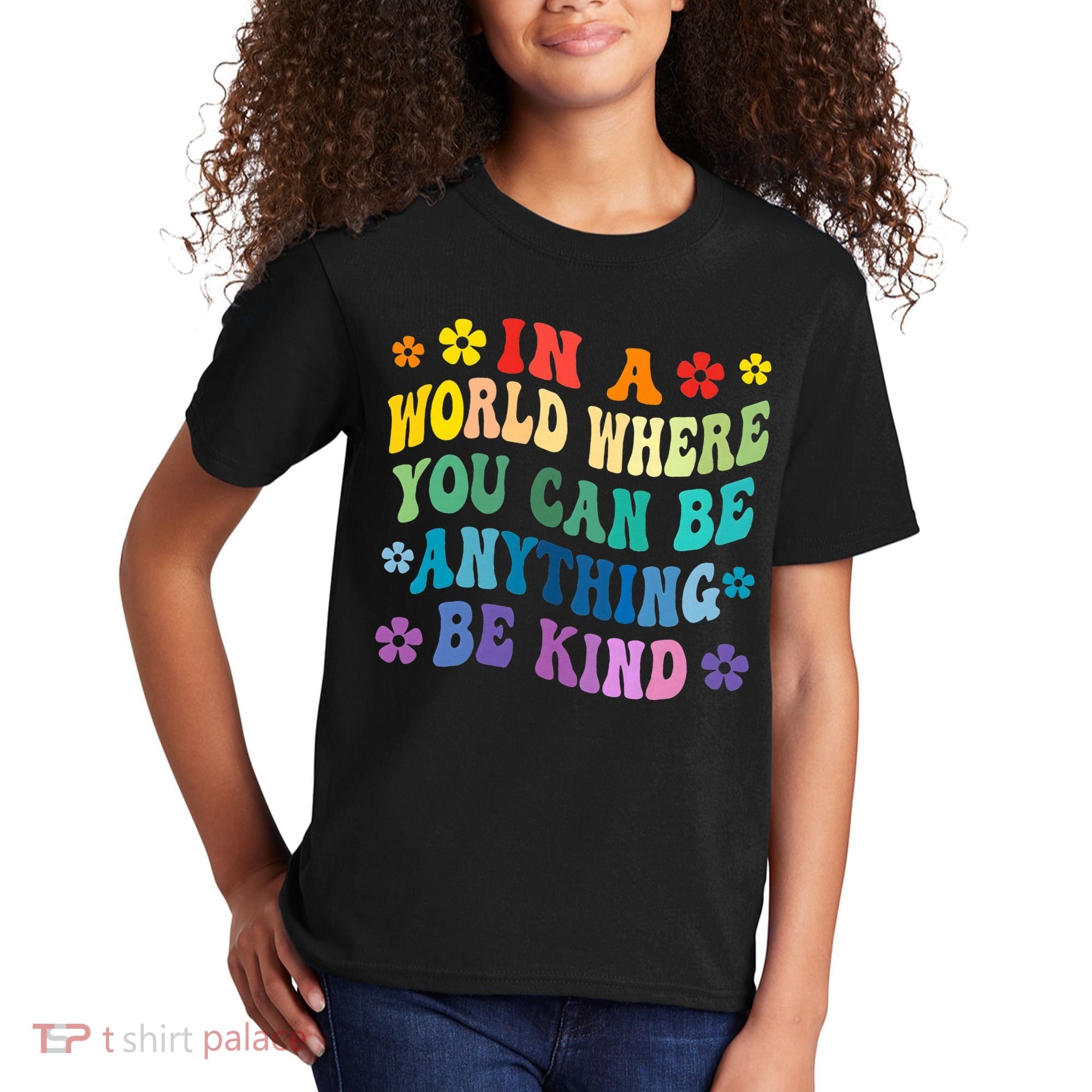 Be Kind Love Kindness Autism Mental Health Awareness Kids T-Shirt