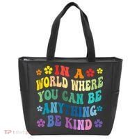 Be Kind Love Kindness Autism Mental Health Awareness Tote Bag thumb 0