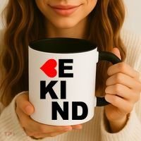 Be Kind Love Heart, Kindness Matters Coffee Mug thumb 3