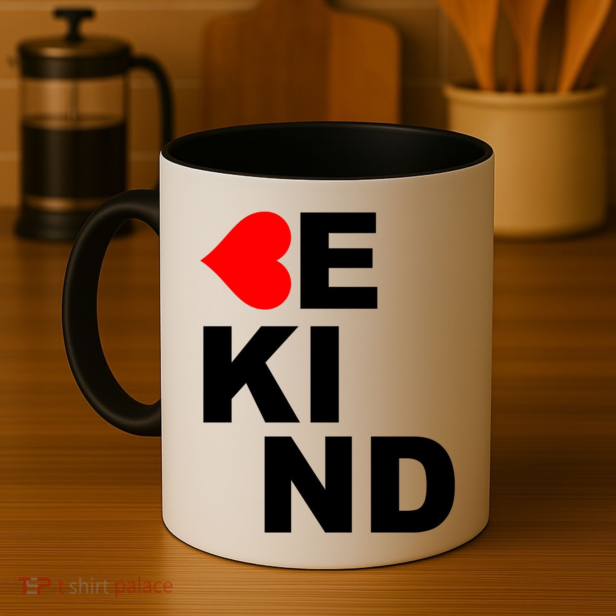 Be Kind Love Heart, Kindness Matters Coffee Mug
