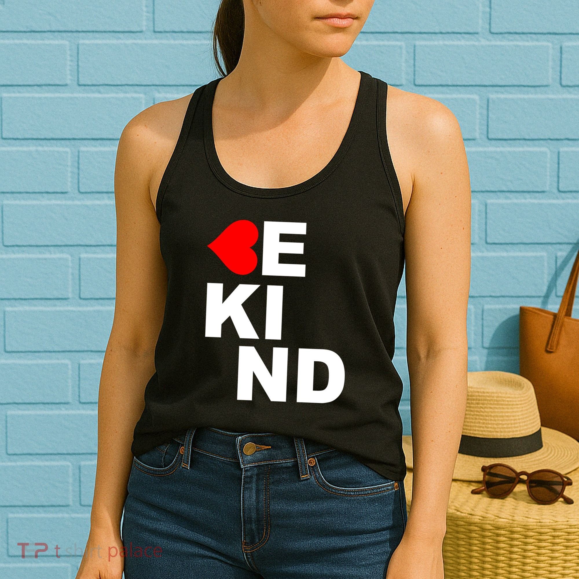 Be Kind Love Heart, Kindness Matters Women's Tank Top