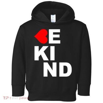 Be Kind Love Heart, Kindness Matters Toddler Hoodie