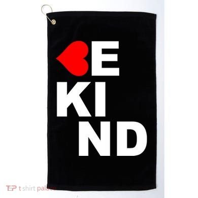 Be Kind Love Heart, Kindness Matters Golf Towel