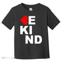 Be Kind Love Heart, Kindness Matters Toddler T-Shirt thumb 0