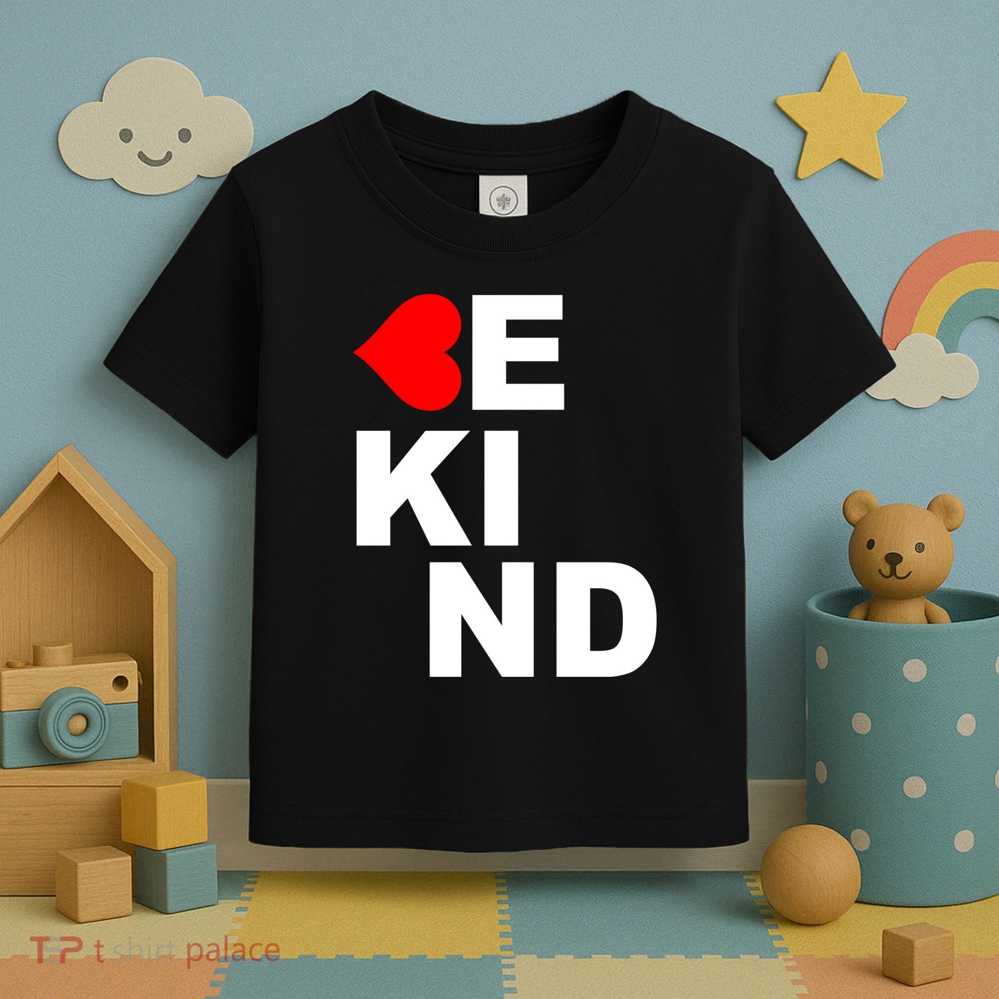 Be Kind Love Heart, Kindness Matters Toddler T-Shirt