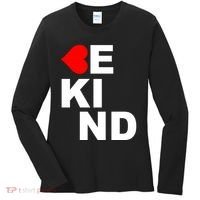 Be Kind Love Heart, Kindness Matters Women's Long Sleeve Shirt thumb 0