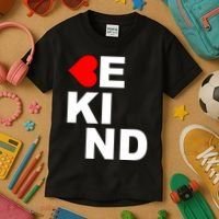 Be Kind Love Heart, Kindness Matters Kids T-Shirt thumb 3