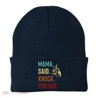 Boxing Kickboxing Mama Said Knock You Out Beanie thumb 0
