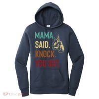 Boxing Kickboxing Mama Said Knock You Out Women's Hoodie thumb 0