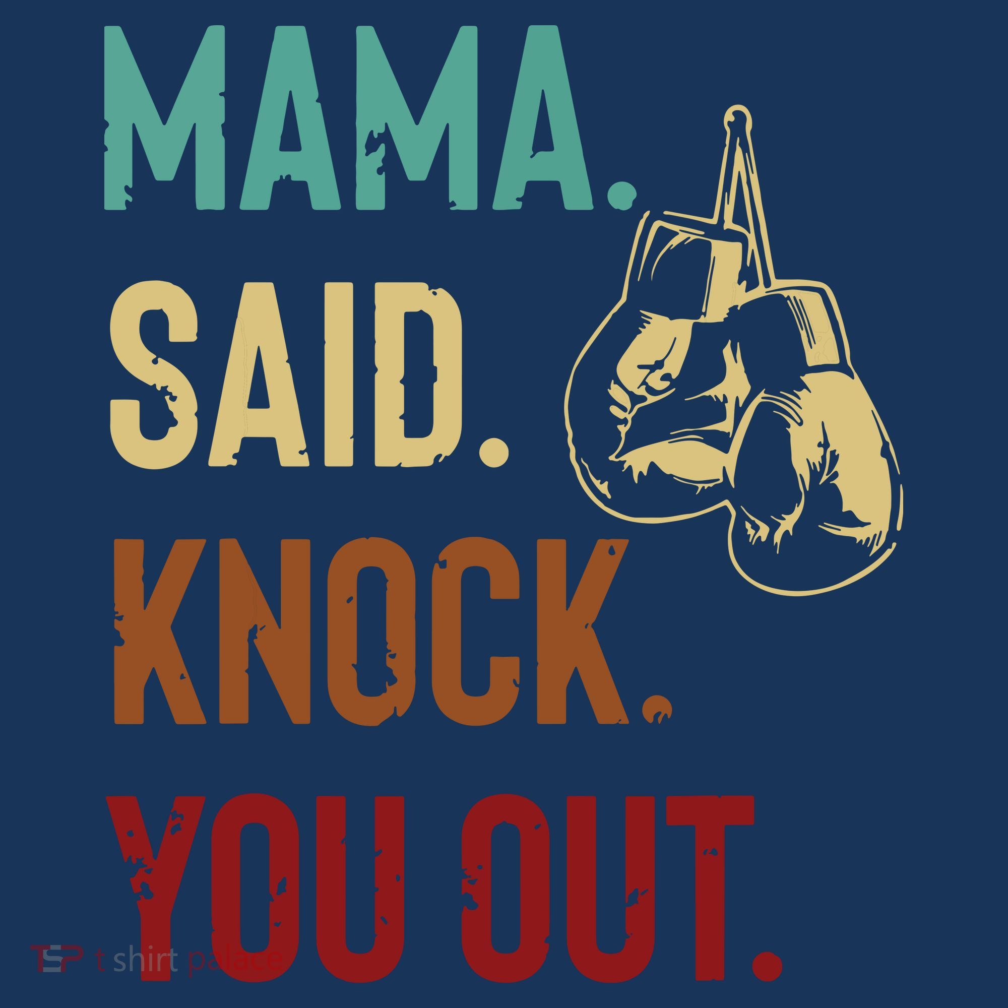 Boxing Kickboxing Mama Said Knock You Out Women's Hoodie