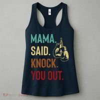Boxing Kickboxing Mama Said Knock You Out Women's Tank Top thumb 3