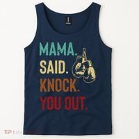 Boxing Kickboxing Mama Said Knock You Out Tank Top thumb 2