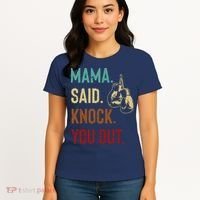 Boxing Kickboxing Mama Said Knock You Out Women's T-Shirt thumb 4