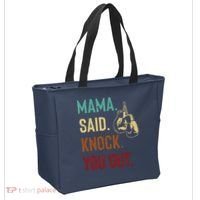 Boxing Kickboxing Mama Said Knock You Out Tote Bag thumb 2