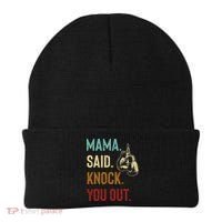 Boxing Kickboxing Mama Said Knock You Out Beanie thumb 0