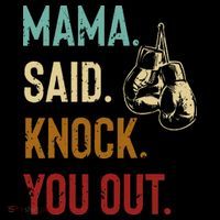 Boxing Kickboxing Mama Said Knock You Out Visor thumb 3