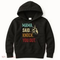 Boxing Kickboxing Mama Said Knock You Out Kids Hoodie thumb 0