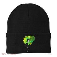 Be Kind Mental Health Awareness Flower Beanie thumb 0