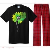 Be Kind Mental Health Awareness Flower Pajama Set thumb 0