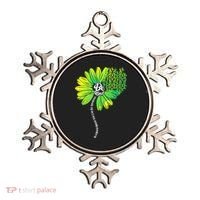 Be Kind Mental Health Awareness Flower Ornament thumb 0