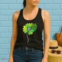 Be Kind Mental Health Awareness Flower Women's Tank Top thumb 2
