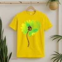 Be Kind Mental Health Awareness Flower T-Shirt thumb 2