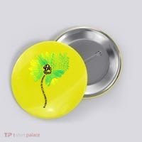 Be Kind Mental Health Awareness Flower Button thumb 0