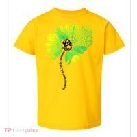 Be Kind Mental Health Awareness Flower Toddler T-Shirt thumb 0