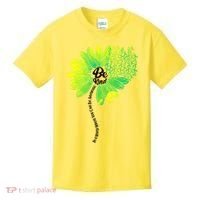 Be Kind Mental Health Awareness Flower Kids T-Shirt thumb 0