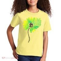 Be Kind Mental Health Awareness Flower Kids T-Shirt thumb 2