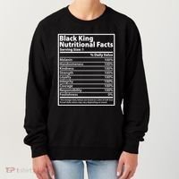 Black King Nutritional Facts Black History Pride Women's Sweatshirt thumb 0