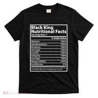 Black King Nutritional Facts Black History Pride T-Shirt thumb 0
