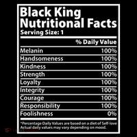 Black King Nutritional Facts Black History Pride Women's Hoodie thumb 2