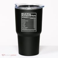 Black King Nutritional Facts Black History Pride Tumbler thumb 0