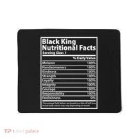 Black King Nutritional Facts Black History Pride Mousepad thumb 0