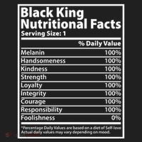 Black King Nutritional Facts Black History Pride Hat thumb 2