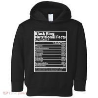 Black King Nutritional Facts Black History Pride Toddler Hoodie thumb 0
