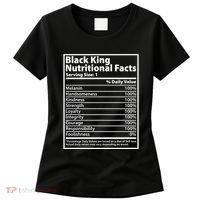 Black King Nutritional Facts Black History Pride Women's T-Shirt thumb 0