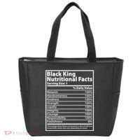 Black King Nutritional Facts Black History Pride Tote Bag thumb 0
