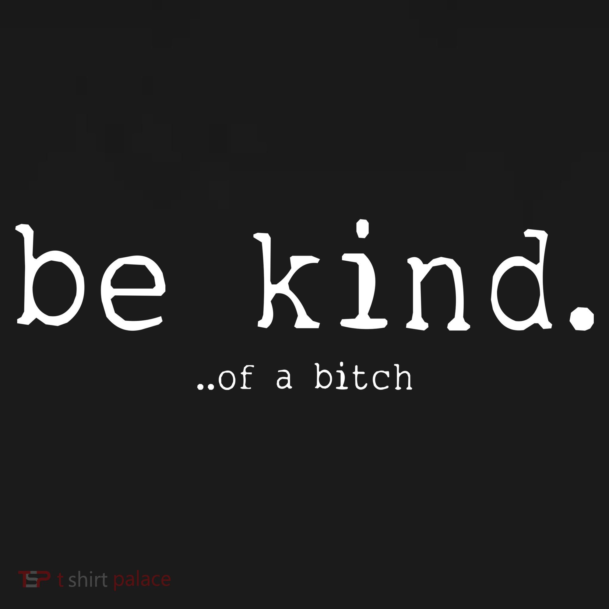 Be Kind Of A Bitch Funny T-Shirt