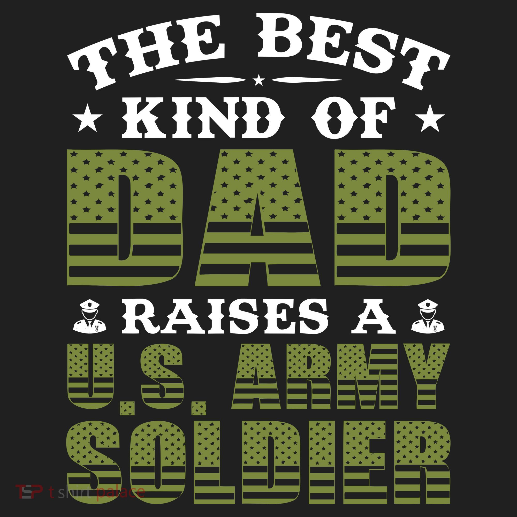 Best Kind Of Dad Raised A US Army Soldier Golf Towel