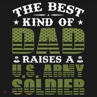 Best Kind Of Dad Raised A US Army Soldier Wool Snapback Cap thumb 2